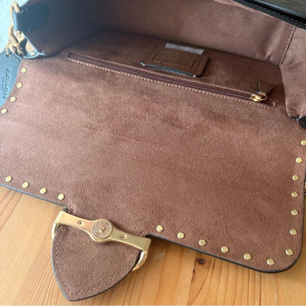 NWOT Coach Morgan Chunky Chain Shoulder bag - Picture 5 of 15